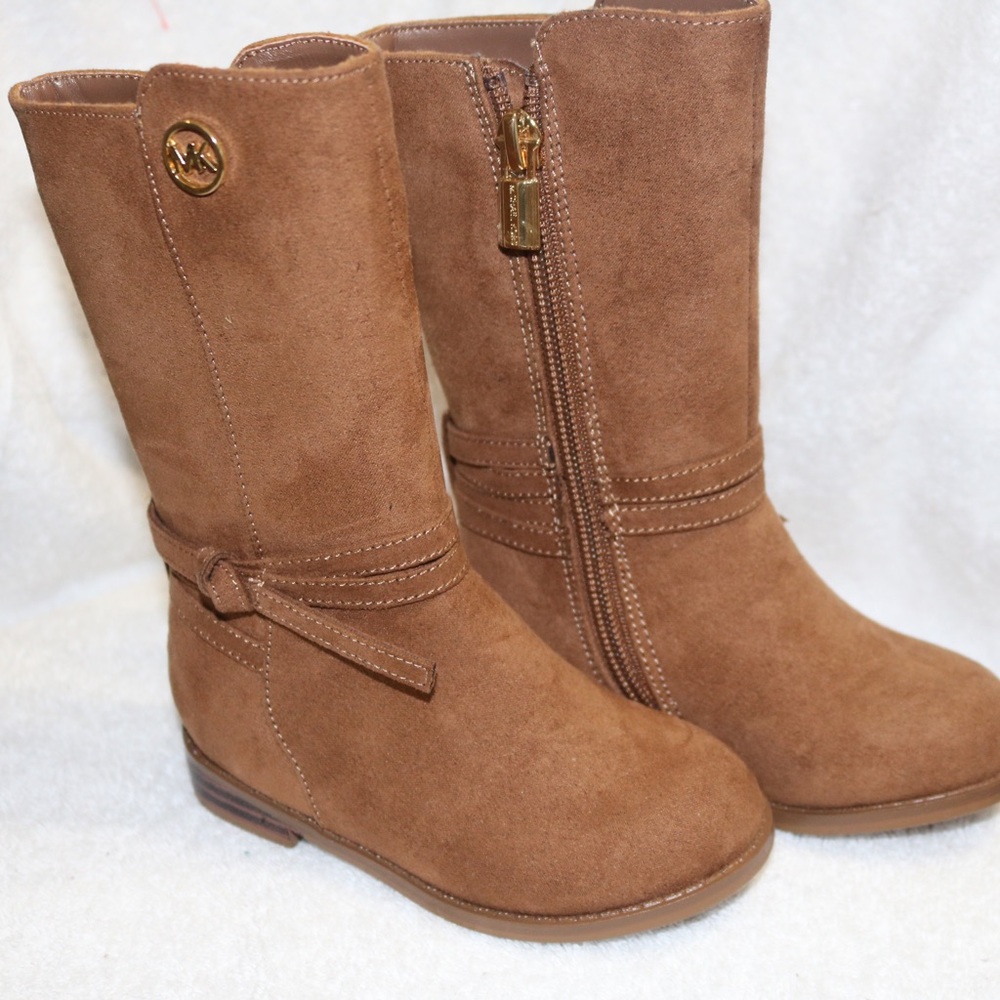 Michael Kors Girls Calf Boots Toddler Size 6 -NEW